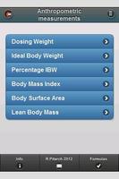 Dosing Weight & Anthropometric 포스터