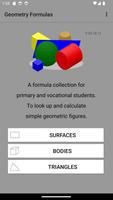 Geometry formulas poster