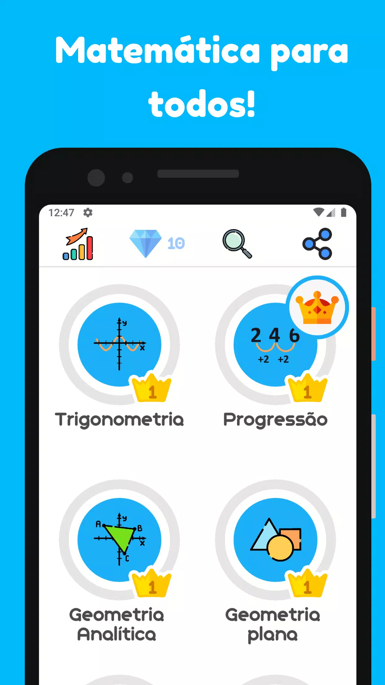 Download do APK de Jogos de matemática & Frações para Android