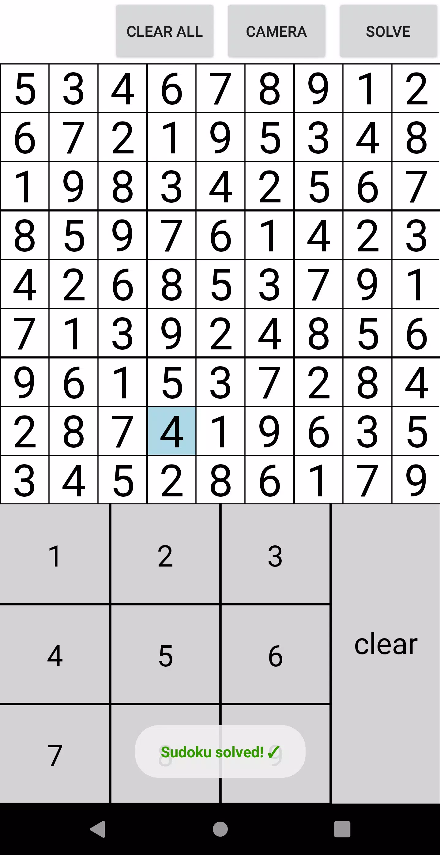 Sudoku-Löser Lösen Sie Sudoku von Bild oder Kamera APK für Android  herunterladen
