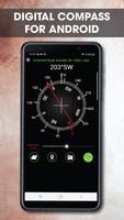 برنامه‌نما Digital Compass for Android عکس از صفحه