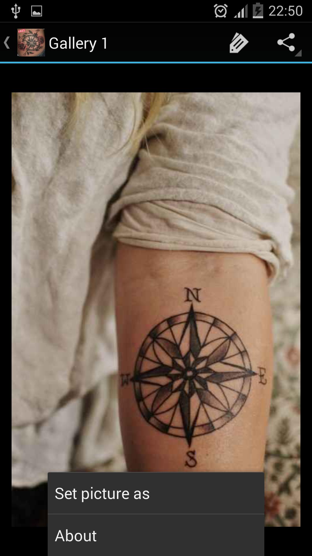 Compass Tattoo APK برای دانلود اندروید