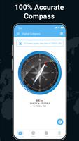 Accurate Compass App & Qibla poster