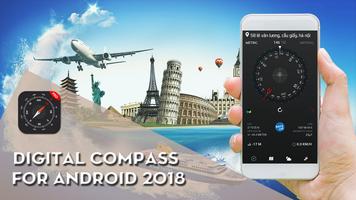 GPS Kompass für Android: Karten & GPS Navigation Plakat