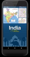India Atlas Affiche