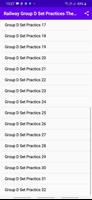 Railway Group D Practice Set imagem de tela 1