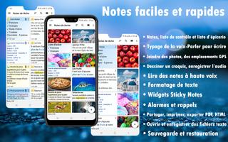 NOTES DE TÂCHE, Listes, Rappel Affiche