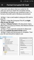 Repair Corrupted Memory Card Guide screenshot 2