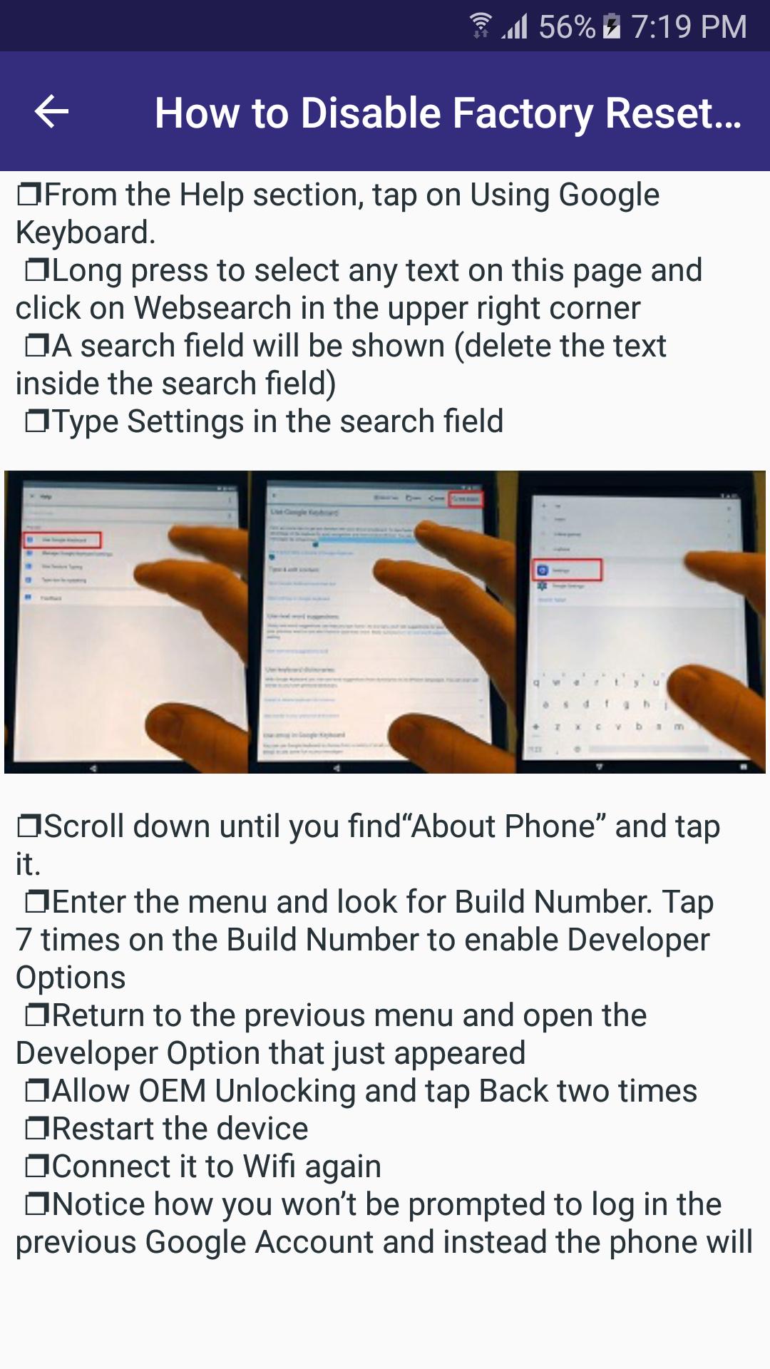 Account Activation Lock Remove Guide APK for Android Download