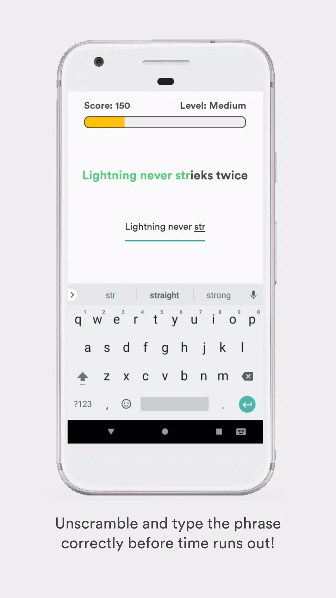 Jumbled Sentences App