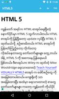 HTML 5 Myanmar ポスター