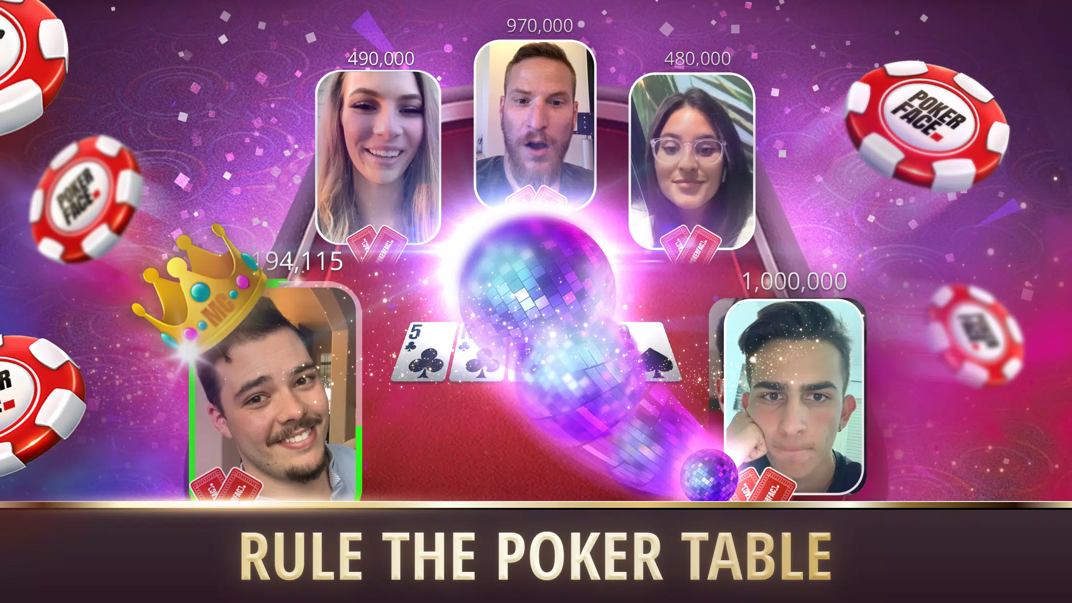 poker face app free chips