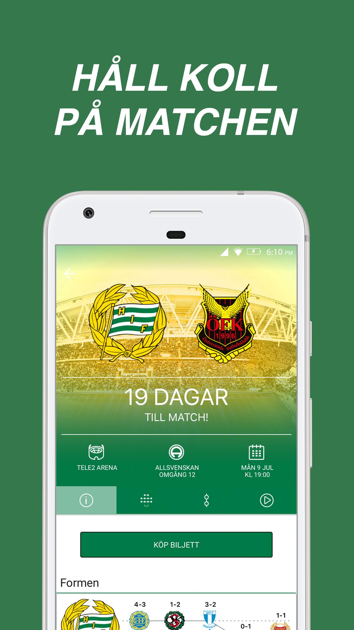 Hammarby Fotboll Live for Android - APK Download