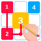 Fill one line number puzzle أيقونة