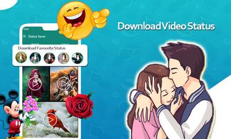 Status Saver & Anime Stickers For Whatsapp poster
