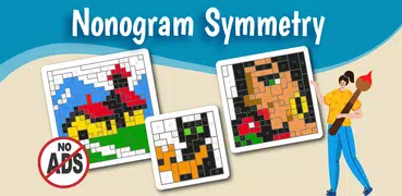 Sym-a-Pix: Nonogram Symmetry