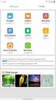 Gestionnaire de fichiers Affiche