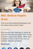 برنامه‌نما BIG: Believe Inspire Grow عکس از صفحه