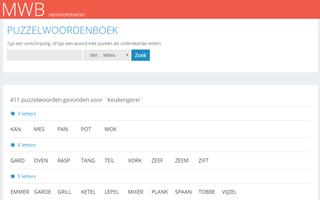 MWB Puzzelwoordenboek تصوير الشاشة 3