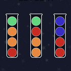 Tri des boules de couleur 2020 icône