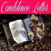 Condolence Letter poster