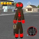 Stickman Spider Rope Hero - Gangster Crime City APK
