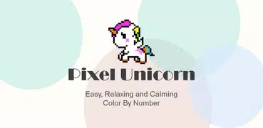 Pixel Unicorn: Color By Number