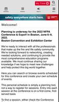 NFPA 2022 Conference and Exp screenshot 1