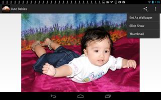 Cute baby wallpaper gallery capture d'écran 1