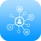 Export contacts to Pdf, Excel, Text, Word Easily ícone