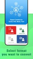 Export contacts to Pdf, Excel, Text, Word Easily imagem de tela 1
