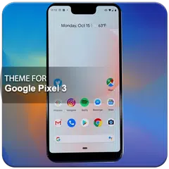Google Pixel 3のテーマ アプリダウンロード