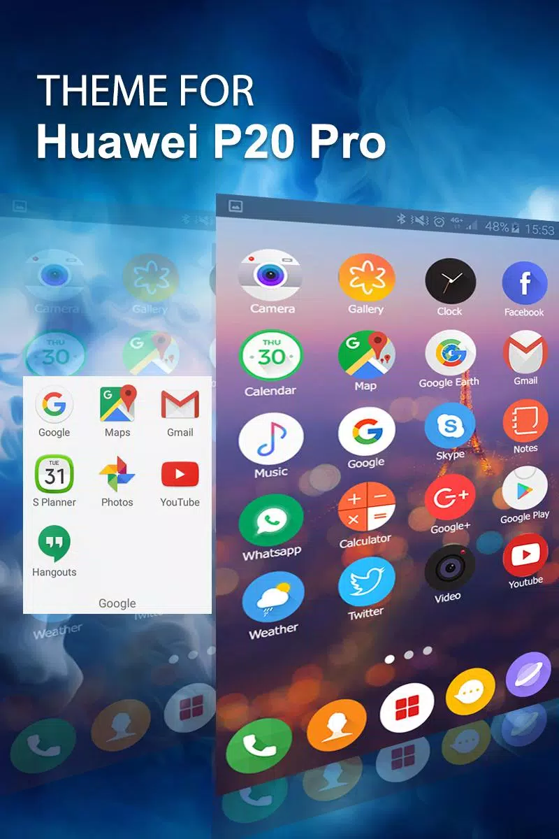 Theme for Huawei P20 Pro APK pour Android Télécharger