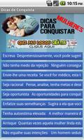 Dicas para Conquistar Mulheres الملصق