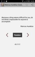 Marcus Aurelius Quotes पोस्टर