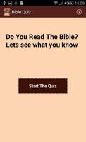 Bible Quiz poster