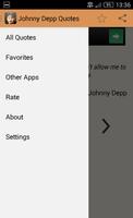Johnny Depp Quotes پوسٹر