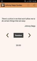 Johnny Depp Quotes capture d'écran 3