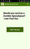 Zombie Survival Quiz скриншот 1