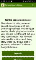 Zombie Survival Quiz скриншот 2