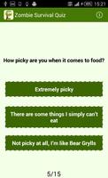 Zombie Survival Quiz скриншот 3