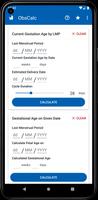 OBS Calc -Pregnancy Calculator screenshot 1