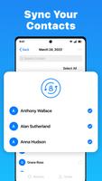Contacts Backup - Sync Restore اسکرین شاٹ 1