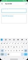 Text to pdf capture d'écran 3