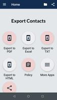 Phone Contacts PDF Export screenshot 1