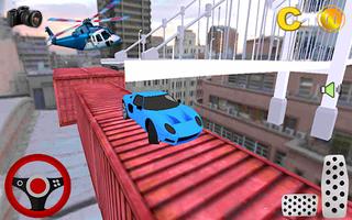 Real Container Sky Car Game Affiche