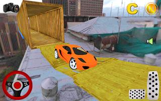 Real Container Sky Car Game imagem de tela 2