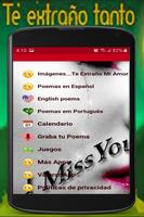 te extraño mucho amor gratis ポスター