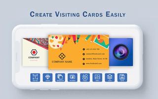 Visting Card Maker تصوير الشاشة 1