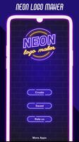 Neon Logo Maker Affiche